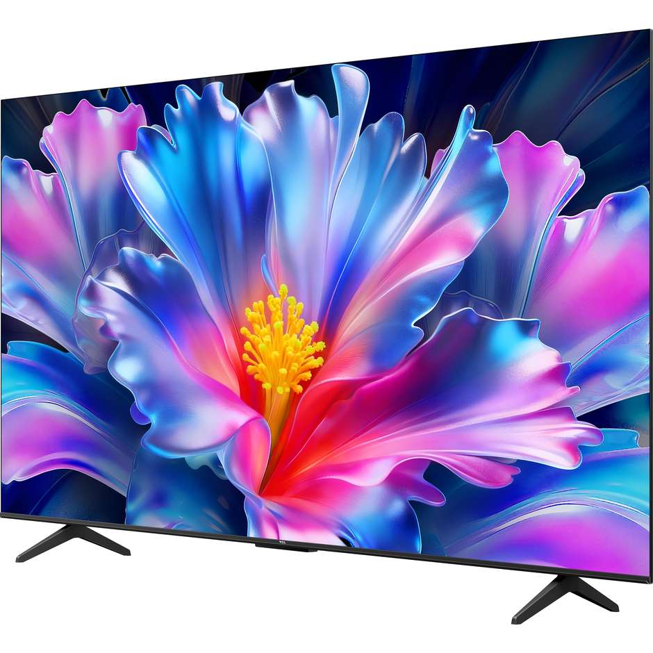 TCL 75P6L TV 75" 4K QLED Google TV HDR10 Nero ```